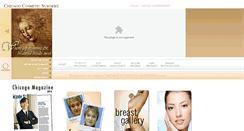 Desktop Screenshot of chicagocosmeticsurgery.com